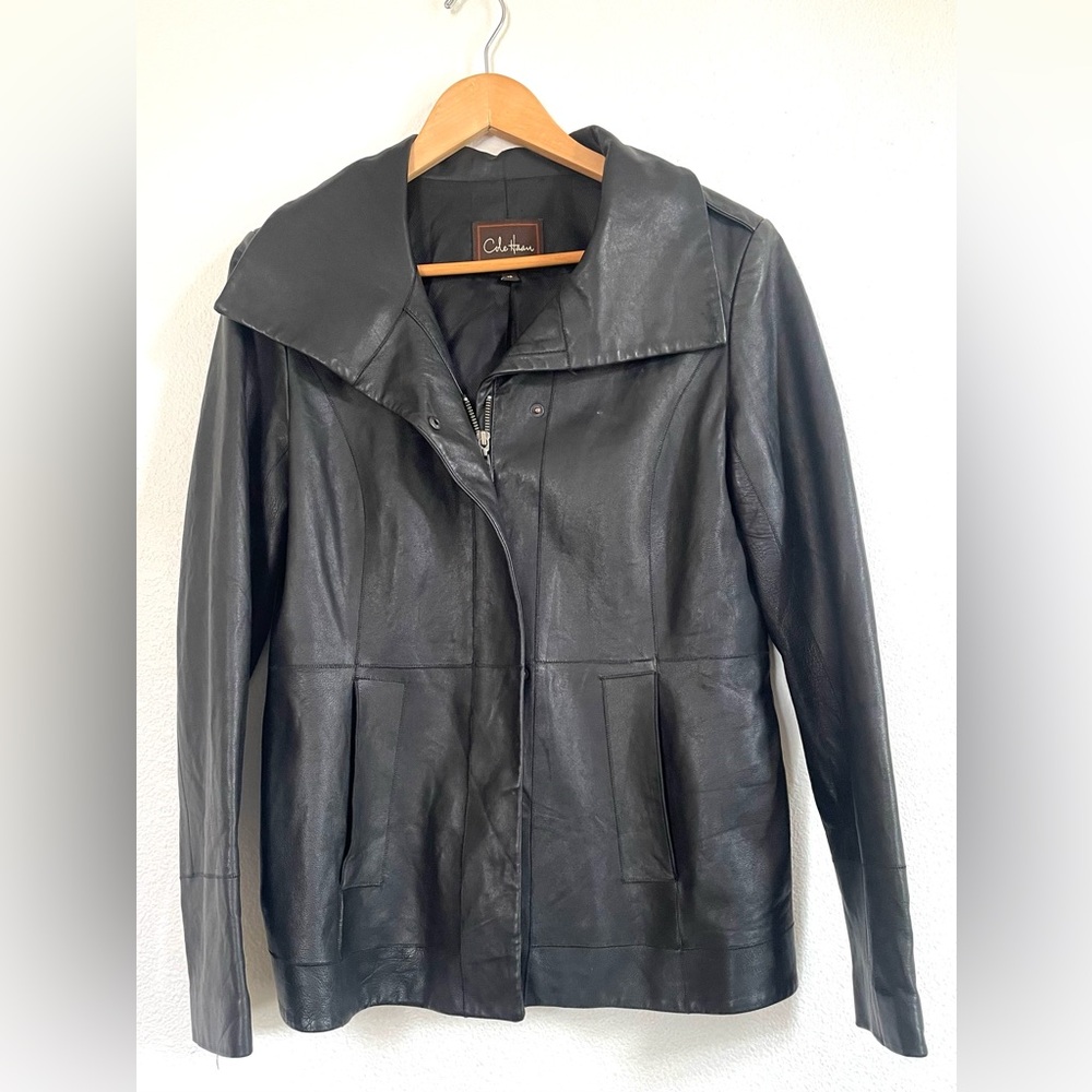 Vintage leather Cole Haan jacket, buttery soft in great condition